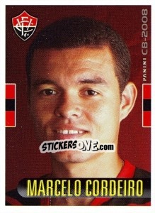 Figurina Marcelo Cordeiro - Campeonato Brasileiro 2008 - Panini