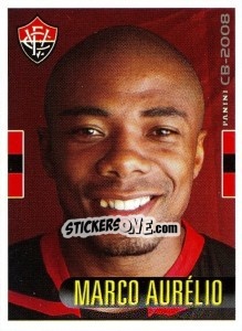 Cromo Marco Aurélio - Campeonato Brasileiro 2008 - Panini