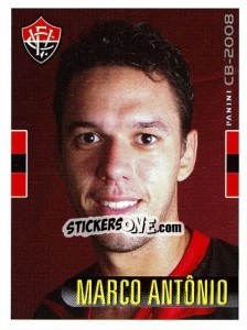 Sticker Marco Antonio - Campeonato Brasileiro 2008 - Panini