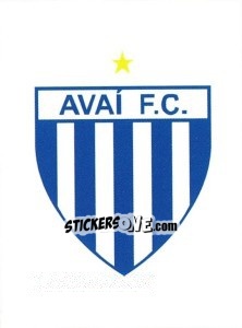 Sticker Escudo do Avaí - Campeonato Brasileiro 2008 - Panini