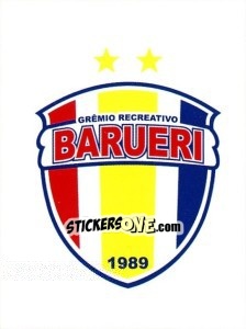 Sticker Escudo do Grêmio Barueri - Campeonato Brasileiro 2008 - Panini