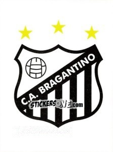 Sticker Escudo do Bragantino - Campeonato Brasileiro 2008 n. 310 - Panini