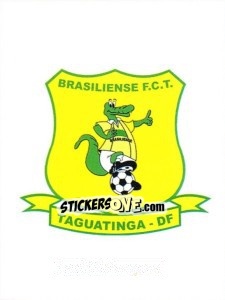 Sticker Escudo do Brasiliense - Campeonato Brasileiro 2008 n. 311 - Panini