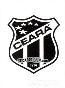 Sticker Escudo Do Ceará - Campeonato Brasileiro 2008 n. 312 - Panini