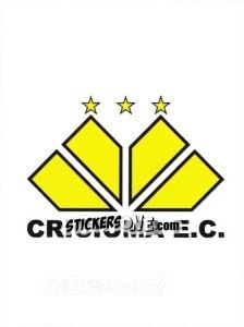 Cromo Escudo do Criciuma - Campeonato Brasileiro 2008 - Panini
