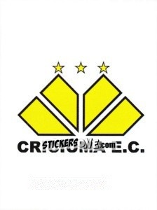 Sticker Escudo do Criciuma - Campeonato Brasileiro 2008 n. 314 - Panini