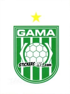 Figurina Escudo Do Gama - Campeonato Brasileiro 2008 n. 316 - Panini