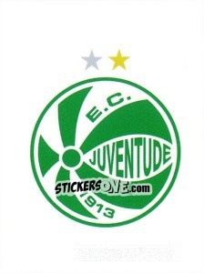 Cromo Escudo do Juventude - Campeonato Brasileiro 2008 - Panini