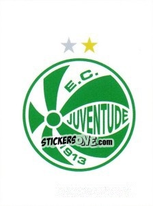 Sticker Escudo do Juventude - Campeonato Brasileiro 2008 n. 317 - Panini