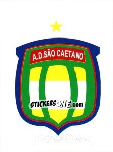 Sticker Escudo do São Caetano - Campeonato Brasileiro 2008 n. 322 - Panini