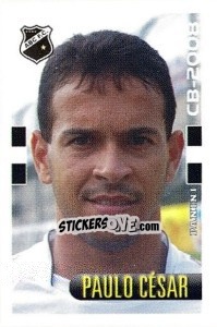 Cromo Paulo César - Campeonato Brasileiro 2008 - Panini