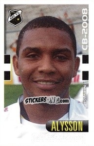 Sticker Alysson - Campeonato Brasileiro 2008 - Panini