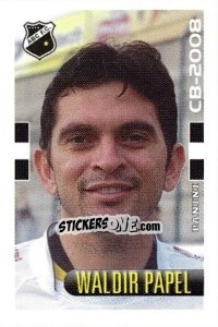 Cromo Waldir Papel - Campeonato Brasileiro 2008 - Panini