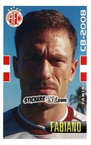 Cromo Fabiano - Campeonato Brasileiro 2008 n. 340 - Panini