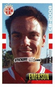 Cromo Emerson - Campeonato Brasileiro 2008 n. 344 - Panini