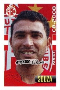 Sticker Souza - Campeonato Brasileiro 2008 - Panini