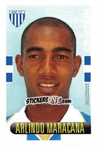 Cromo Arlindo Maracanã - Campeonato Brasileiro 2008 - Panini