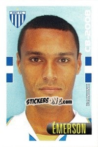 Cromo Émerson - Campeonato Brasileiro 2008 n. 357 - Panini