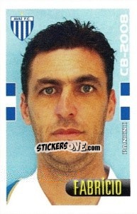 Cromo Fabrício - Campeonato Brasileiro 2008 - Panini