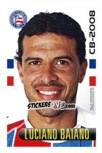 Sticker Luciano Baiano - Campeonato Brasileiro 2008 n. 369 - Panini