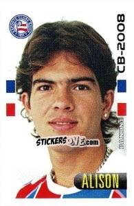 Sticker Alison - Campeonato Brasileiro 2008 n. 370 - Panini
