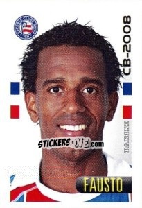 Sticker Fausto - Campeonato Brasileiro 2008 n. 373 - Panini