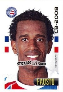 Figurina Fausto - Campeonato Brasileiro 2008 - Panini