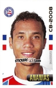 Sticker Ananias - Campeonato Brasileiro 2008 n. 376 - Panini