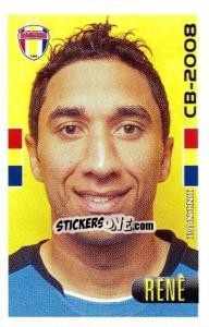 Figurina Renê - Campeonato Brasileiro 2008 - Panini