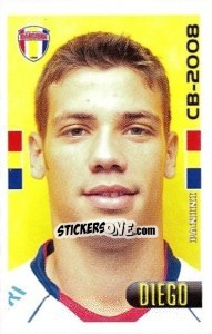Sticker Diego - Campeonato Brasileiro 2008 n. 384 - Panini