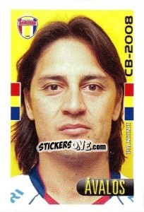 Sticker ávalos - Campeonato Brasileiro 2008 - Panini