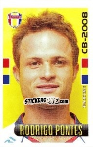 Cromo Rodrigo Pontes - Campeonato Brasileiro 2008 - Panini