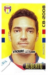 Sticker Alberto - Campeonato Brasileiro 2008 - Panini