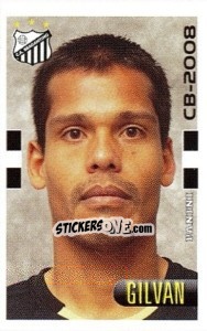 Cromo Gilvan - Campeonato Brasileiro 2008 n. 396 - Panini