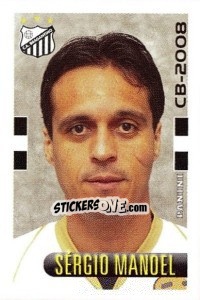 Figurina Sérgio Manoel - Campeonato Brasileiro 2008 - Panini