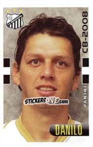 Sticker Danilo Bueno - Campeonato Brasileiro 2008 n. 404 - Panini