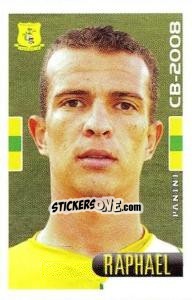 Sticker Raphael - Campeonato Brasileiro 2008 n. 412 - Panini