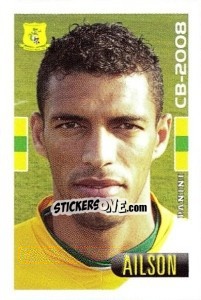 Sticker Aílson - Campeonato Brasileiro 2008 n. 413 - Panini