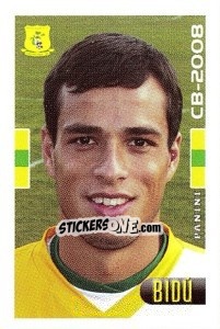 Sticker Bidu - Campeonato Brasileiro 2008 - Panini