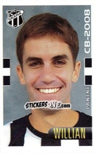 Sticker Willian César - Campeonato Brasileiro 2008 - Panini