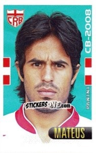 Figurina Mateus - Campeonato Brasileiro 2008 n. 440 - Panini
