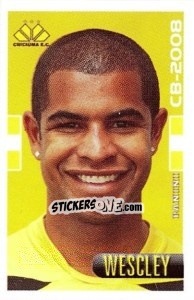 Figurina Wescley - Campeonato Brasileiro 2008 - Panini