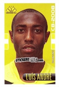 Sticker Luís André - Campeonato Brasileiro 2008 - Panini