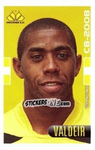 Cromo Valdeir - Campeonato Brasileiro 2008 - Panini