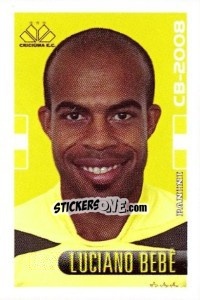 Figurina Luciano Bebê - Campeonato Brasileiro 2008 - Panini