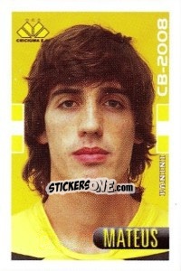 Sticker Mateus - Campeonato Brasileiro 2008 - Panini