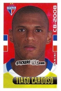 Figurina Tiago Cardoso - Campeonato Brasileiro 2008 - Panini