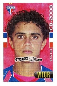 Sticker Vitor - Campeonato Brasileiro 2008 - Panini