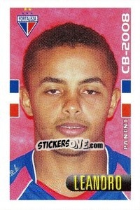 Figurina Leandro - Campeonato Brasileiro 2008 - Panini