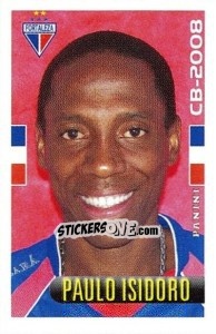 Sticker Paulo Isidoro - Campeonato Brasileiro 2008 - Panini